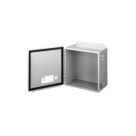 Hoffman Enclosures Inc Electrical Junction Box, Type 12 Hinged Cover, 16X10X6, A16106CH